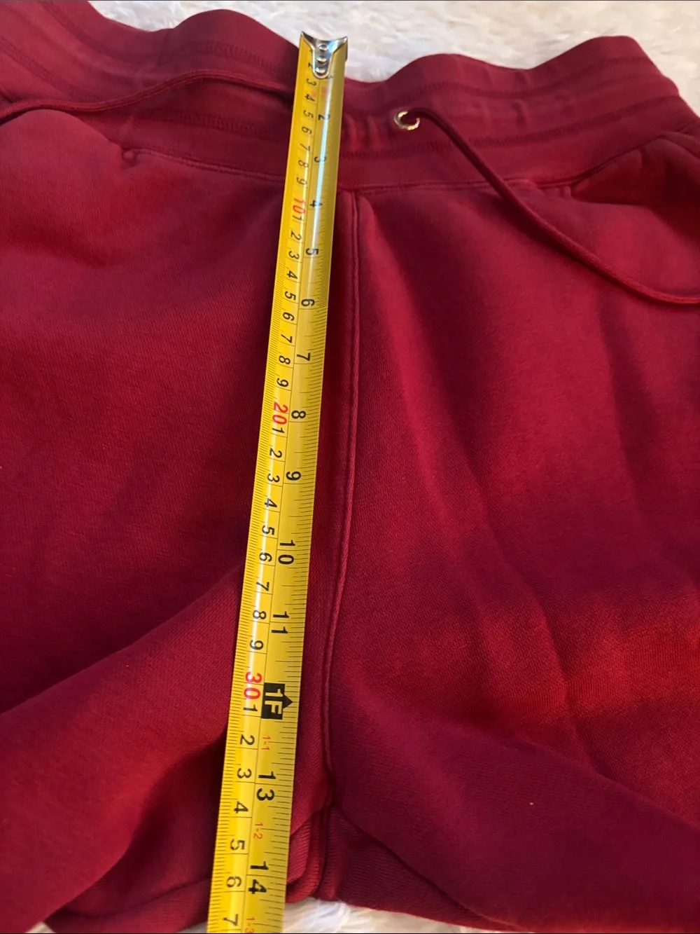Nike Red And Gold Swoosh Jogger Sweatpants Size L